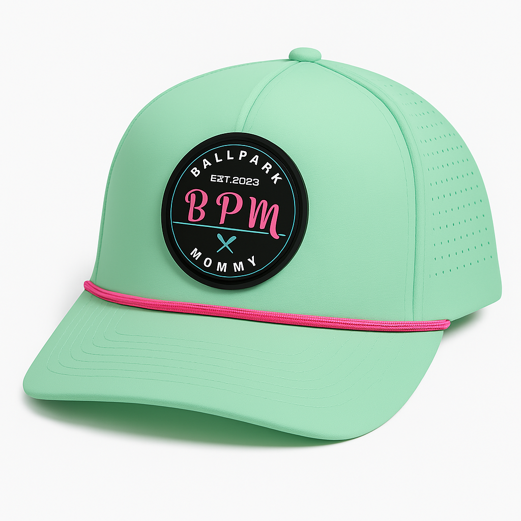 Ballpark Mommy Mesh Cap | Blue