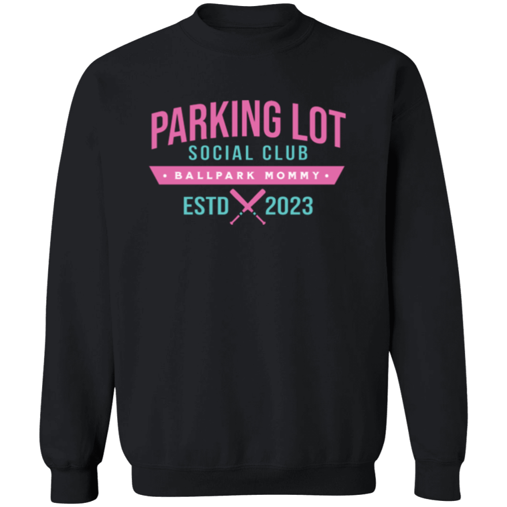 BallPark Mommy | Parking Lot Social Club Crewneck Sweatshirt
