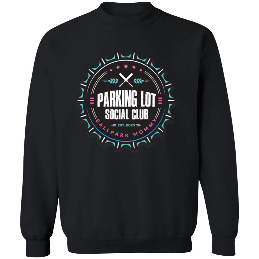 BallPark Mommy | Parking Lot Social Club Crewneck 3 Sweatshirt