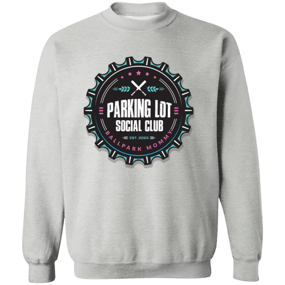 BallPark Mommy | Parking Lot Social Club Crewneck 3 Sweatshirt