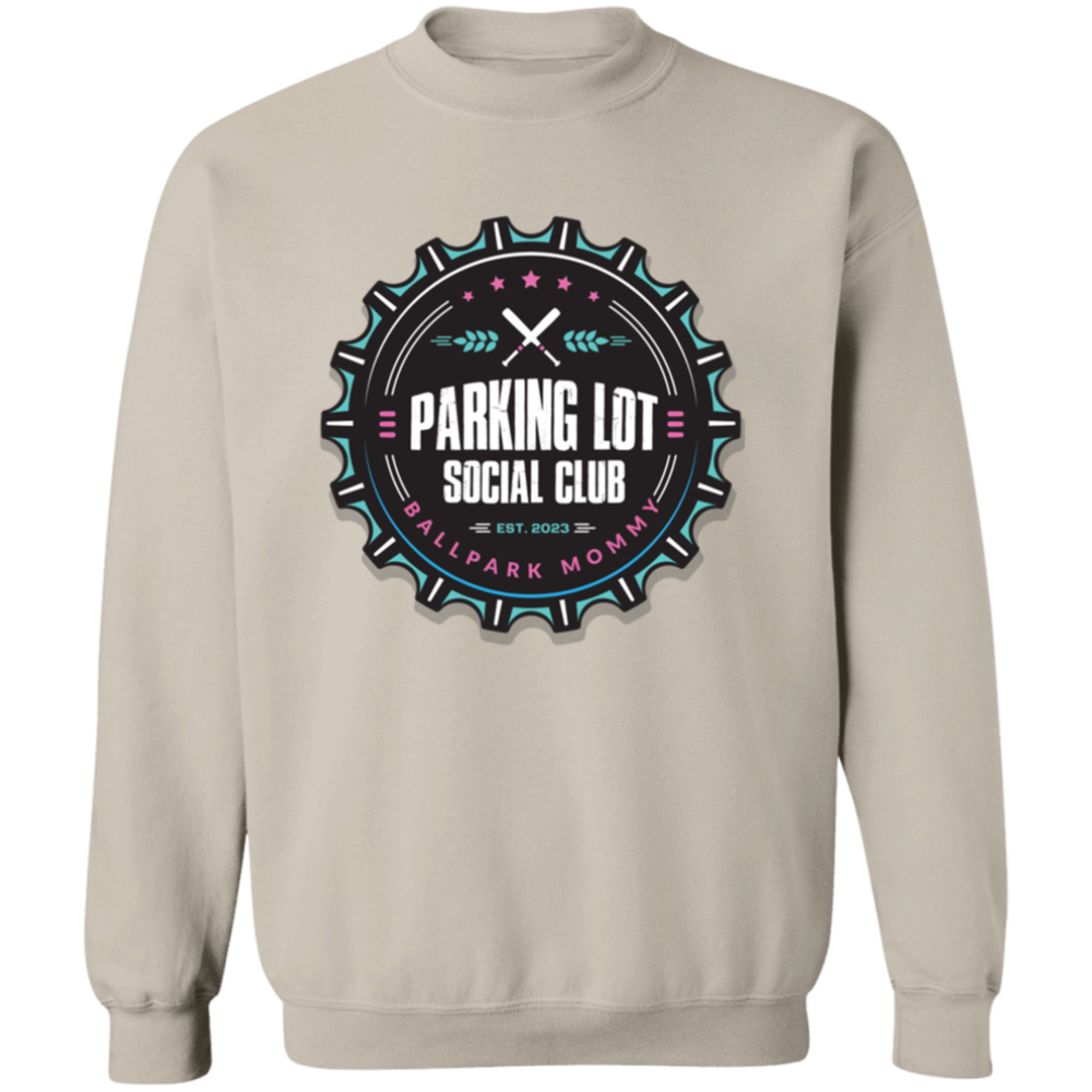 BallPark Mommy | Parking Lot Social Club Crewneck 3 Sweatshirt
