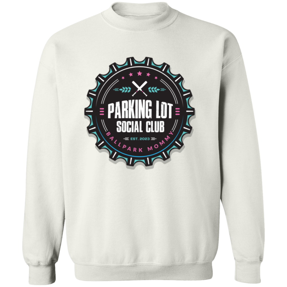 BallPark Mommy | Parking Lot Social Club Crewneck 3 Sweatshirt