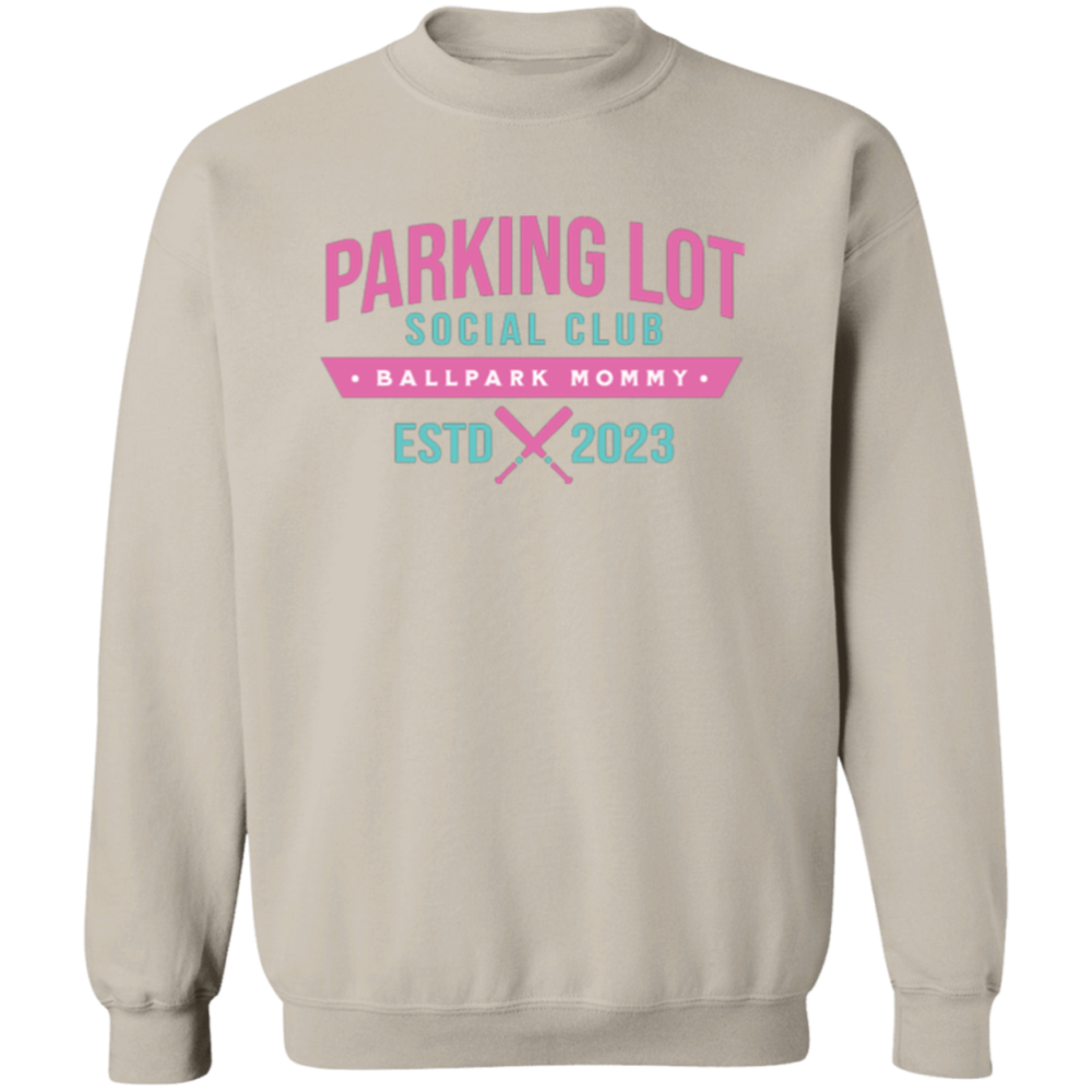 BallPark Mommy | Parking Lot Social Club Crewneck Sweatshirt