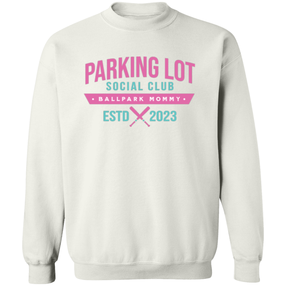 BallPark Mommy | Parking Lot Social Club Crewneck Sweatshirt