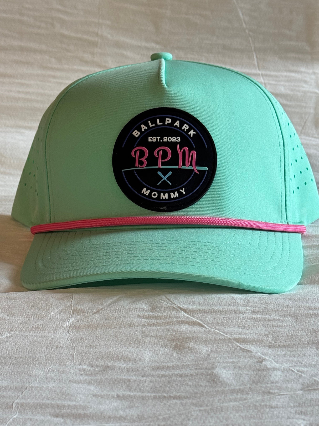 Ballpark Mommy Mesh Cap | Blue